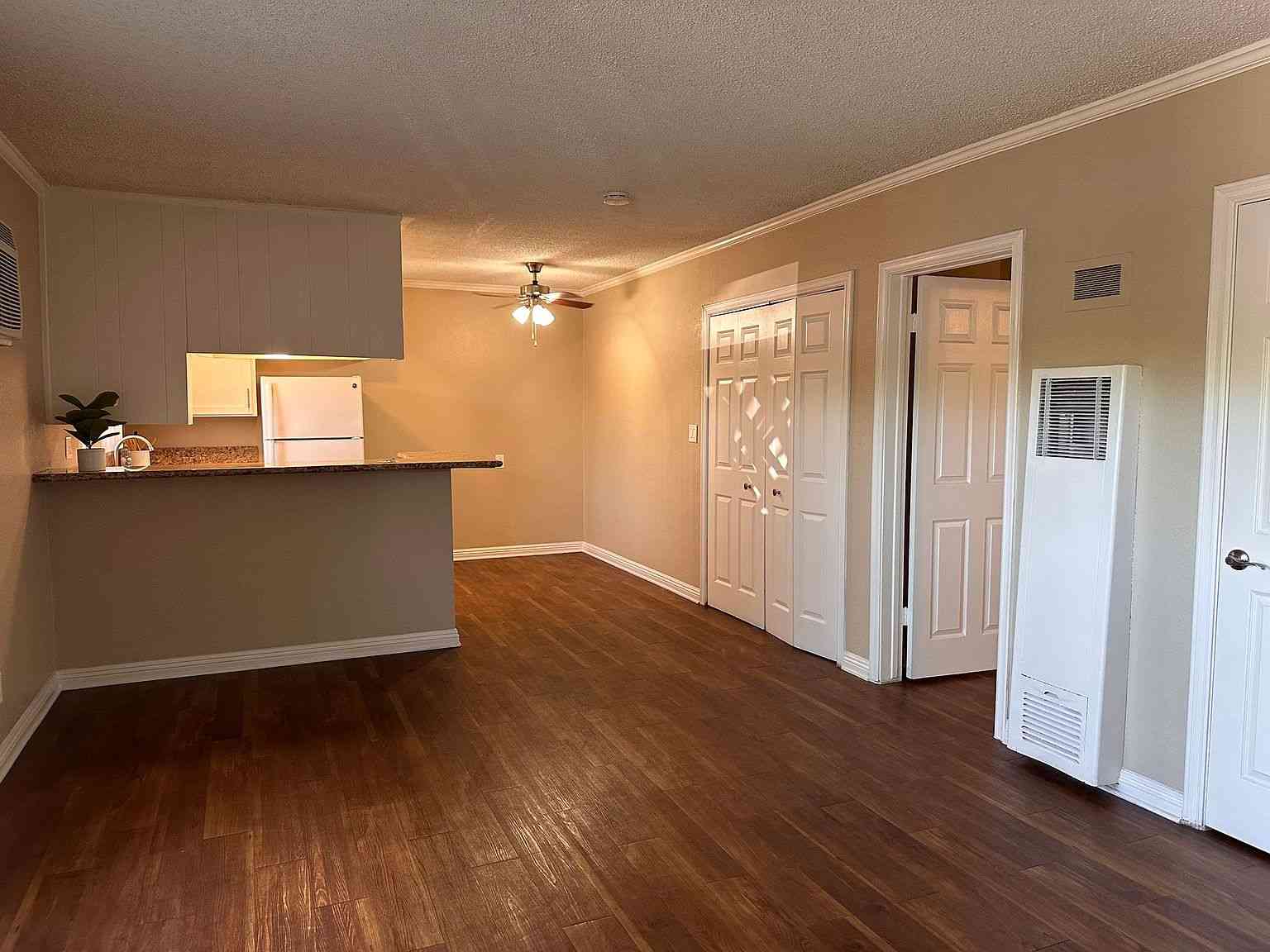 spacious living area showing apartment layout